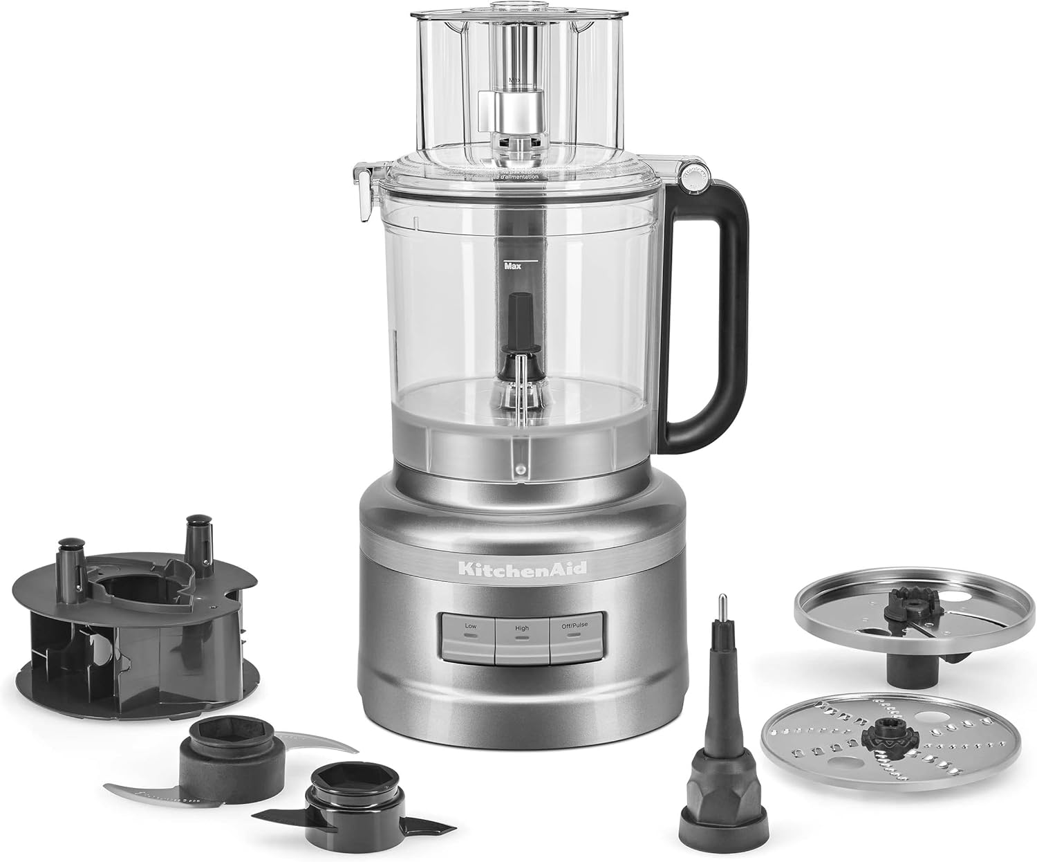 KitchenAid KFP0718CU Food Processor, 7 Cup, Contour Silver