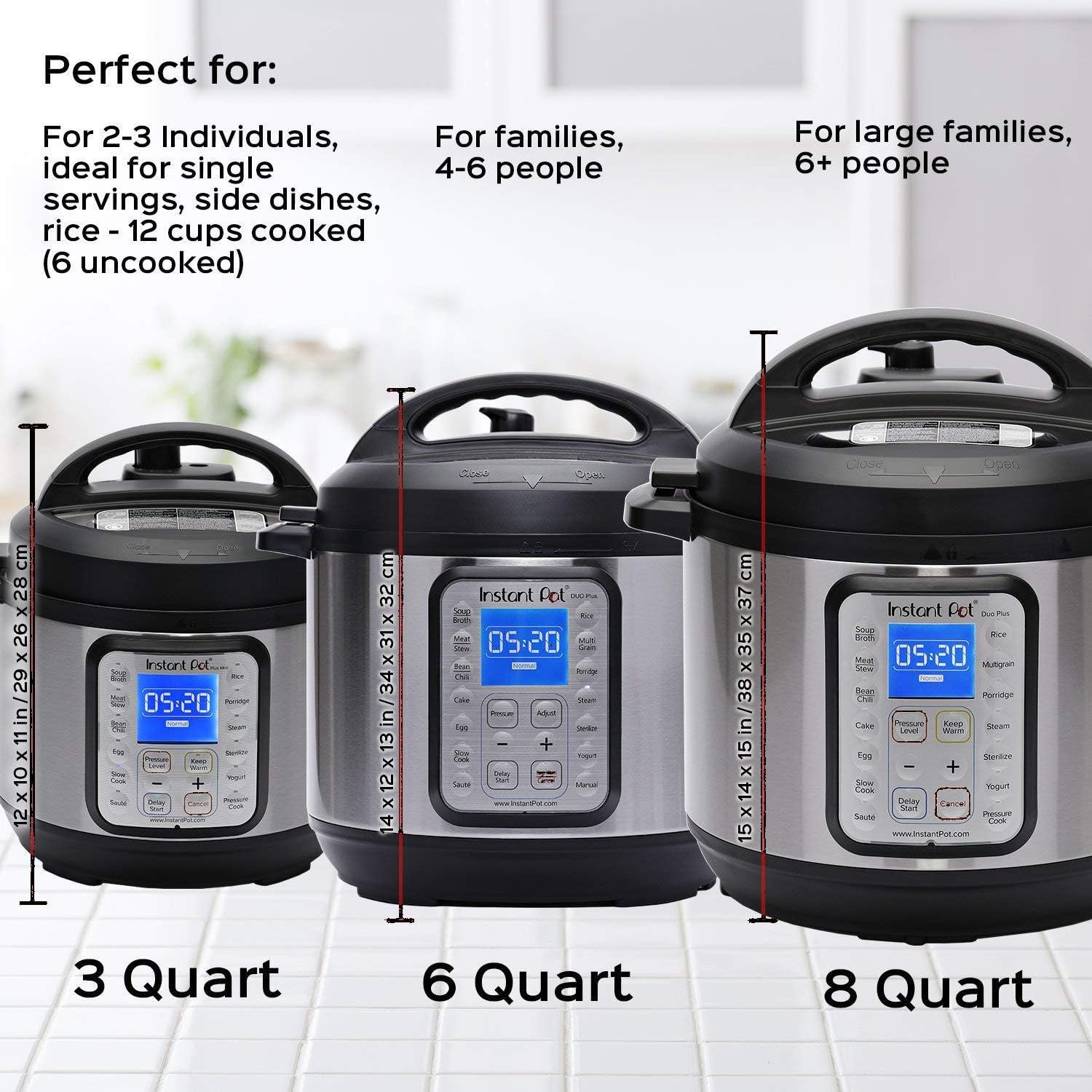 Instant Pot Pro 10-in-1 Pressure Cooker, Slow Cooker, Rice/Grain Cooker, Steamer, Sauté, Sous Vide, Yogurt Maker, Sterilizer, and Warmer, Includes App With Over 800 Recipes, Black, 6 Quart