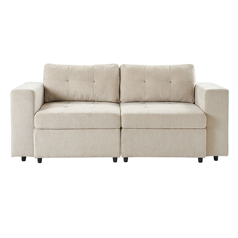 Raquel Sectional Loveseat Storage Wide Armrests Sofa