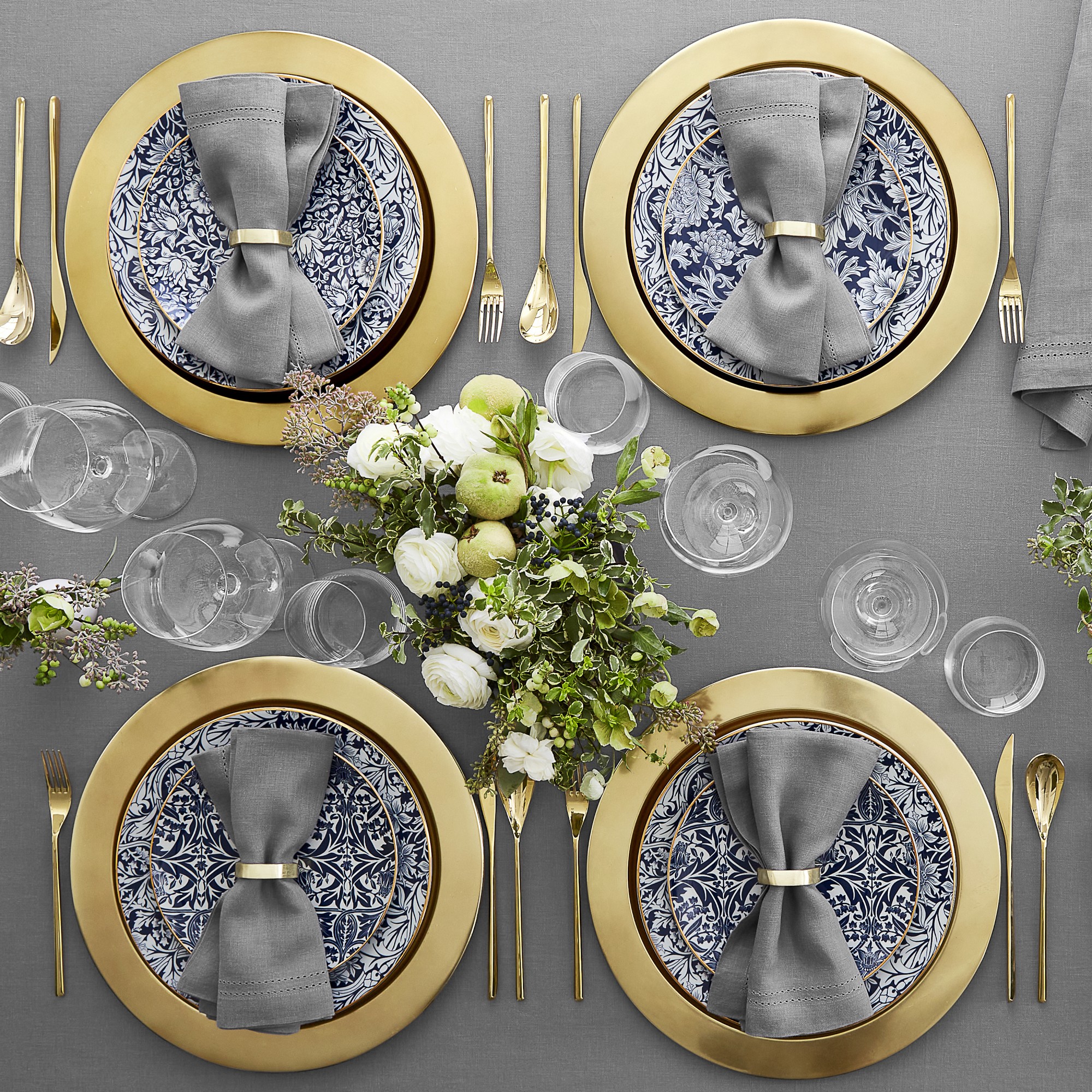 Linen Double Hemstitch Tablecloth