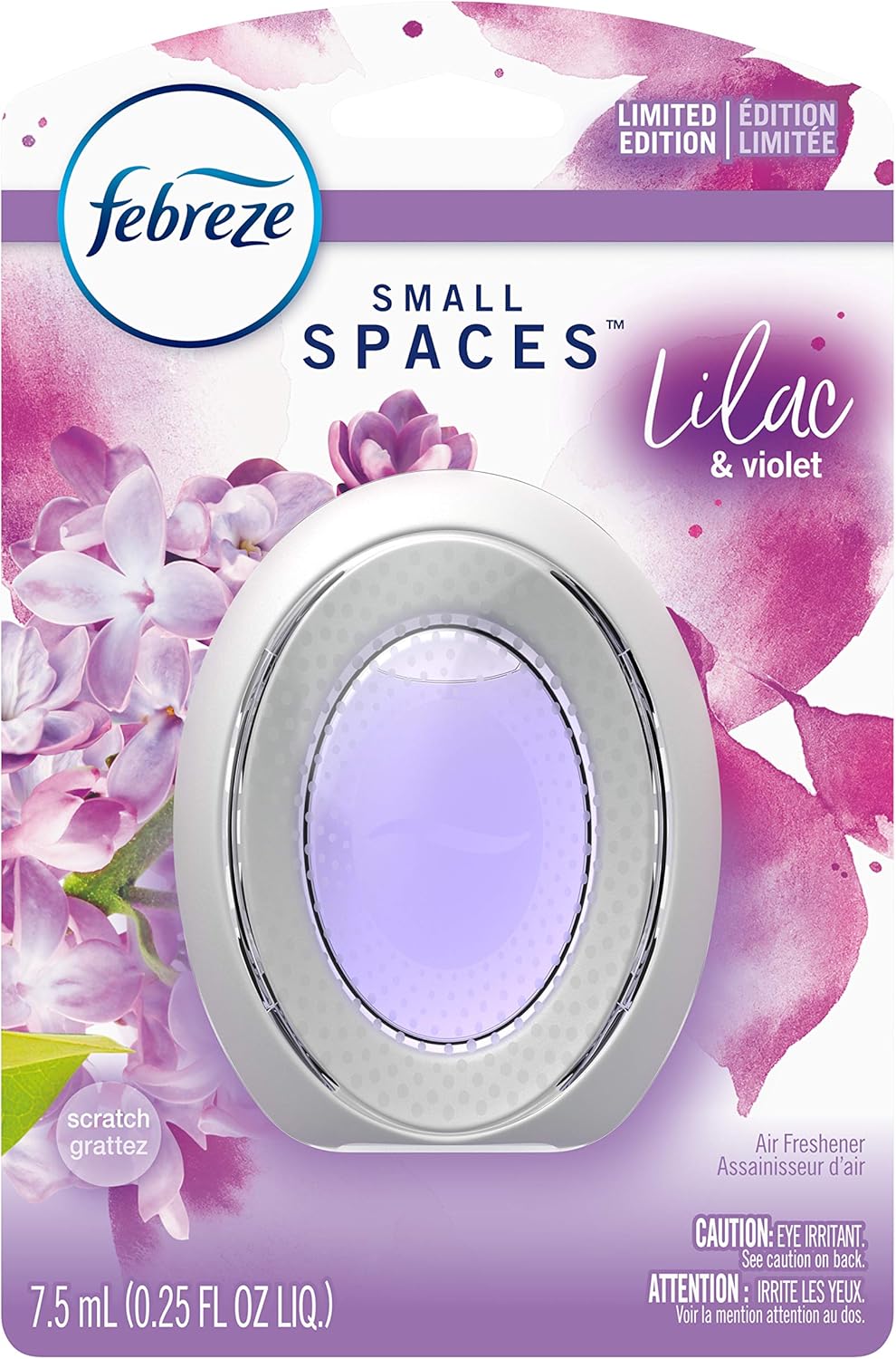 Febreze Small Spaces Air Freshener Linen & Sky, .25 fl. oz., Pack of 4