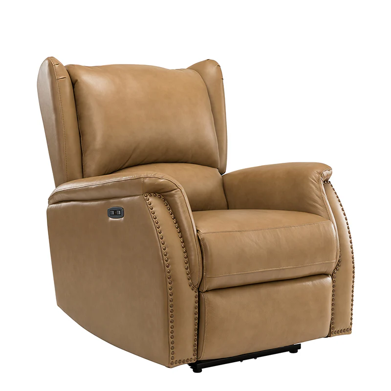 Flora Genuine Leather Power Recliner