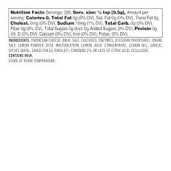 Williams Sonoma Pizza & Pasta Seasonings, Lemon Parmesan