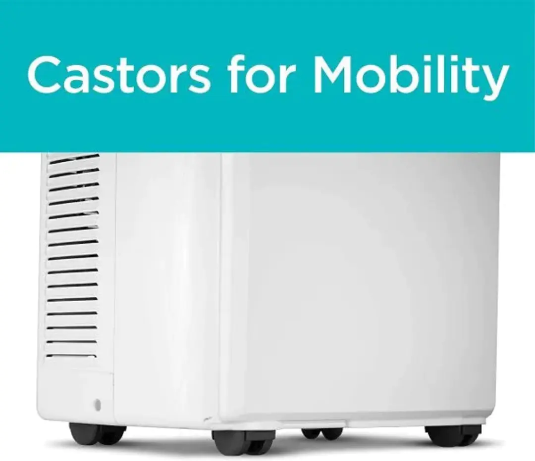 2025—14,000 BTU Portable Air Conditioner with Heat and Remote Control, White