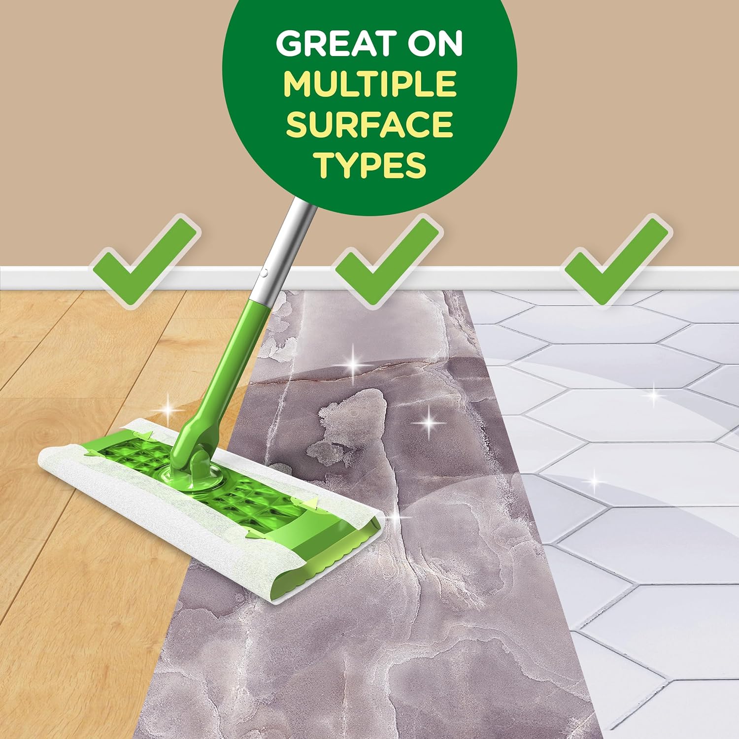 Swiffer Sweeper Dry Sweeping Cloth Refills, Gain Original, 32 Count