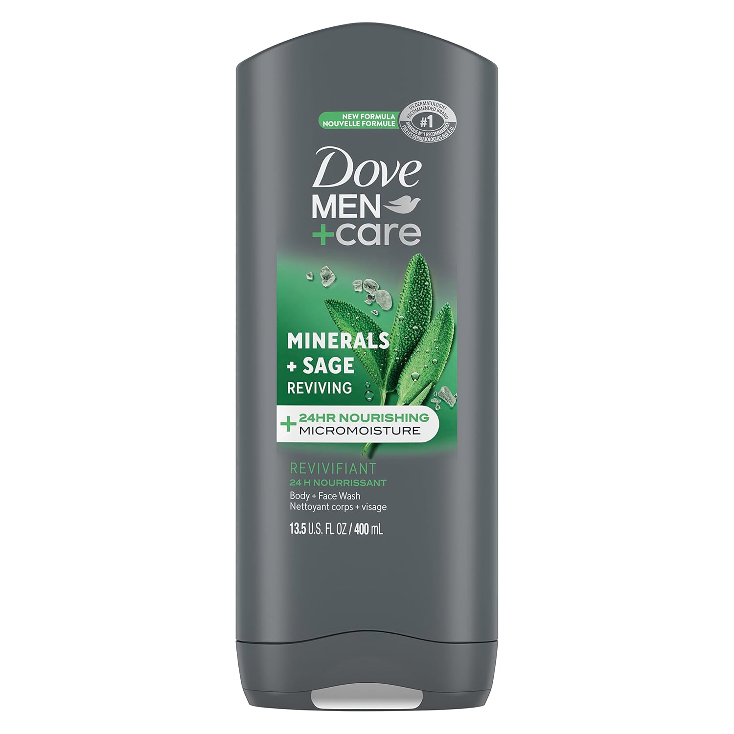 Dove Men+Care Body Wash Extra Fresh 4 Count for Men's Skin Care Body Wash Effectively Washes Away Bacteria While Nourishing Your Skin 18 oz