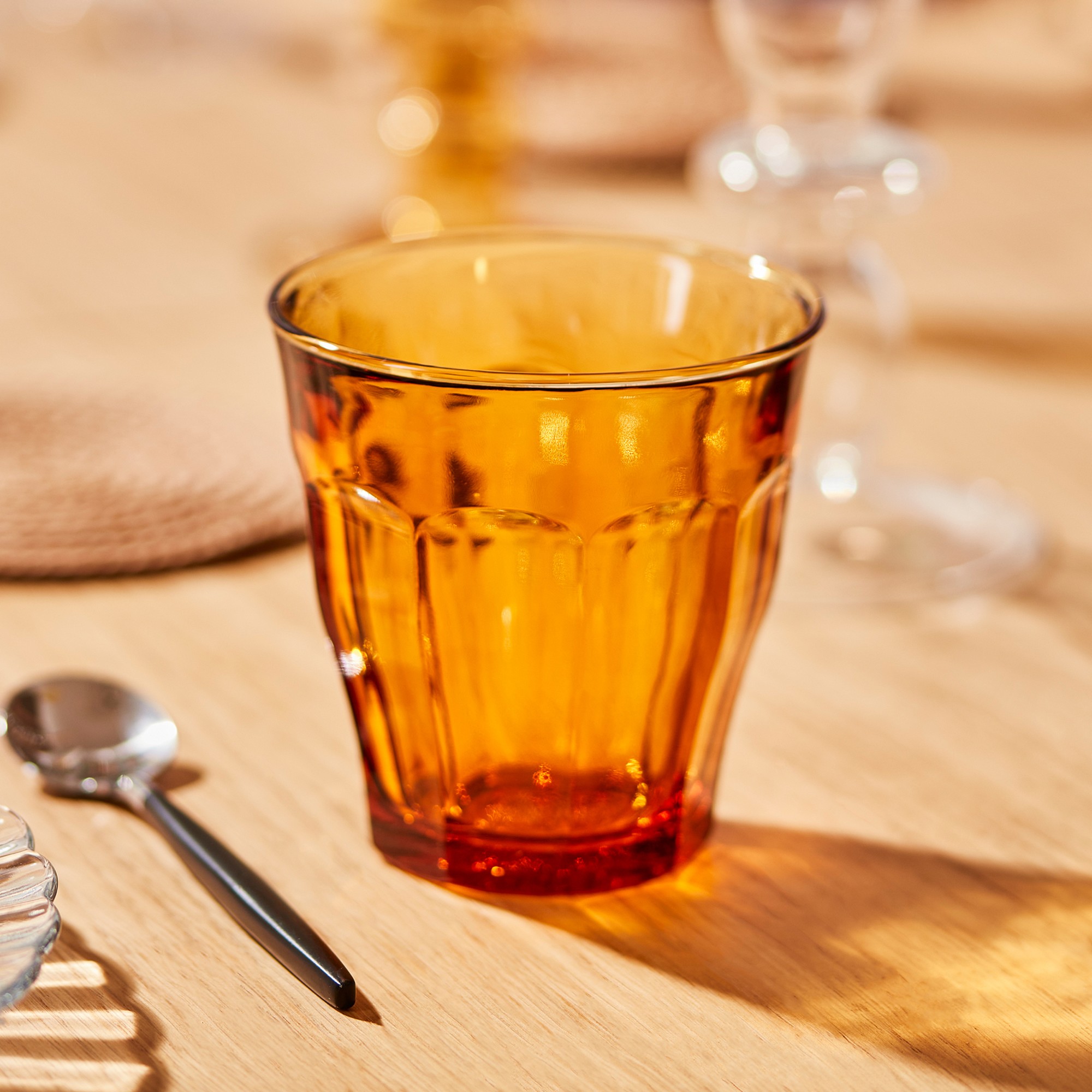 Duralex Picardie Glass Tumblers, 8 oz., Set of 6