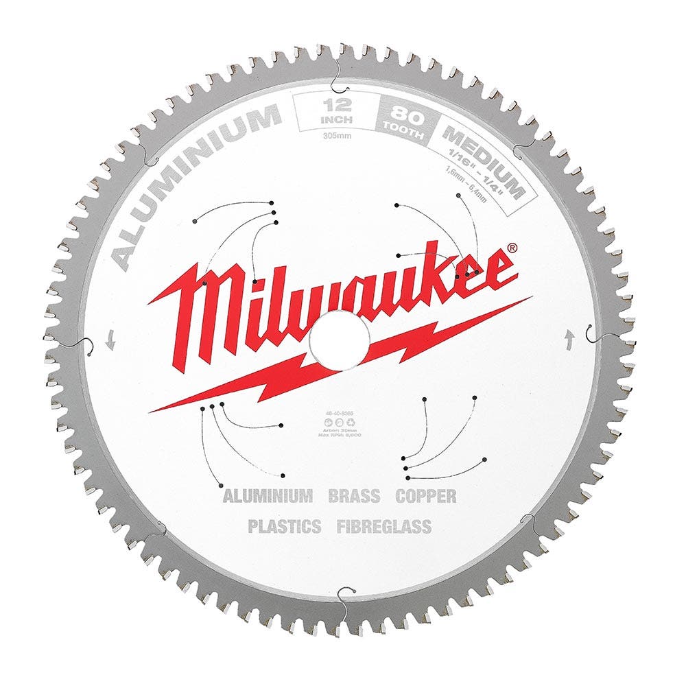 MILWAUKEE 305mm 80T TCT Blade Circular Saw for Alum 48408365