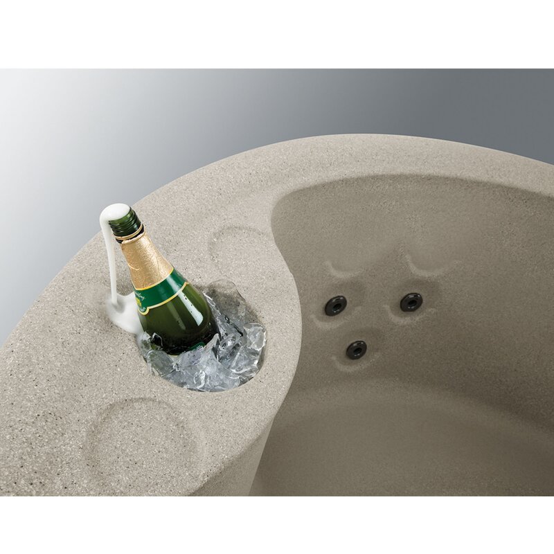 🔥Lifesmart Plug & Play Hot Tub for 4 – 13 Hydrotherapy Jets, Oval Shape, Easy Setup, Ideal for Outdoor Soaking & Stress Relief