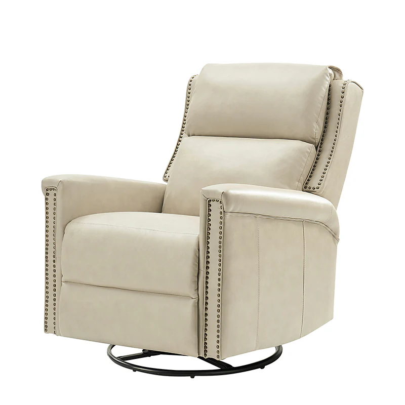 Anton Traditional Design Swivel and Rocker Power Recliner