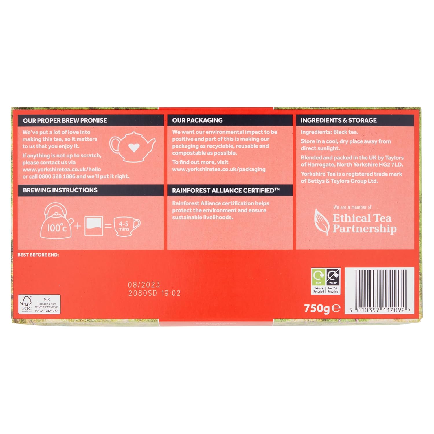 Taylors of Harrogate Yorkshire Gold, 160 Count (Pack of 1)