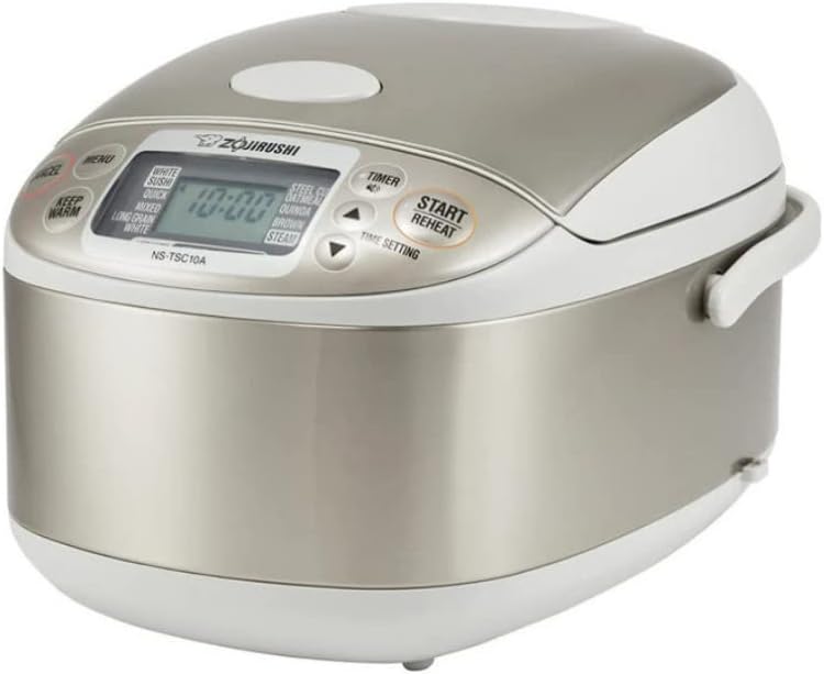 Zojirushi NS-TSC10 5-1/2-Cup (Uncooked) Micom Rice Cooker and Warmer, 1.0-Liter
