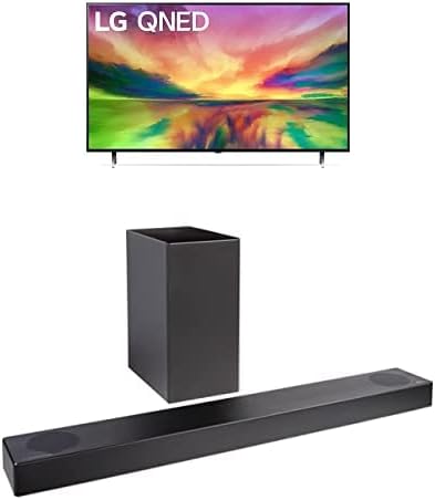 LG QNED80 Series 65-Inch Class QNED Mini LED Smart TV 4K Processor Smart Flat Screen TV for Gaming with Magic Remote AI-Powered 65QNED80URA, 2023 with Alexa Built-in,Black