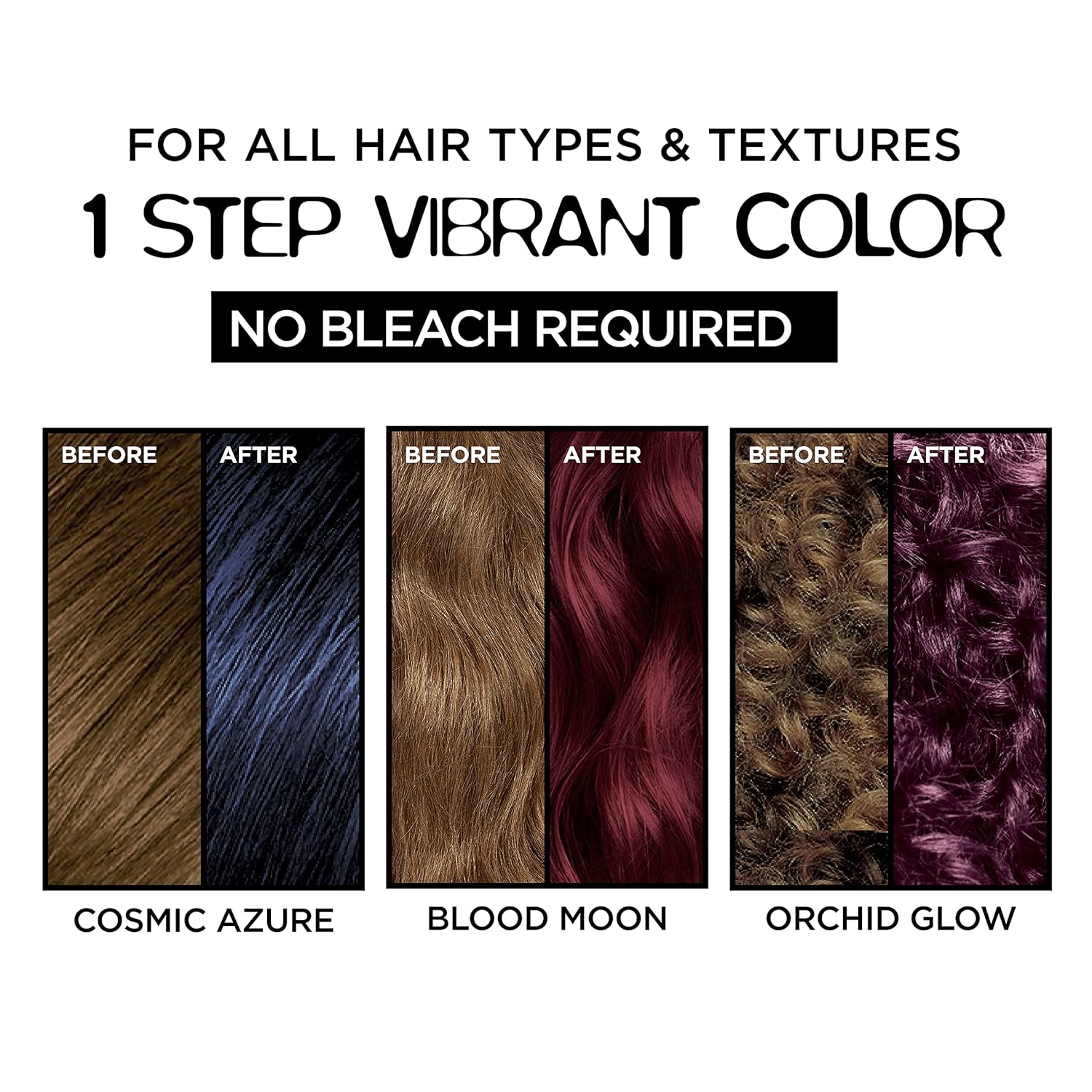 L'Oreal Paris Feria Hyper Platinum Advanced Lightening System Hair Bleach, Lifts Up To 8 Levels, Includes Anti Brass Purple Conditioner, 1 Hair Dye Kit