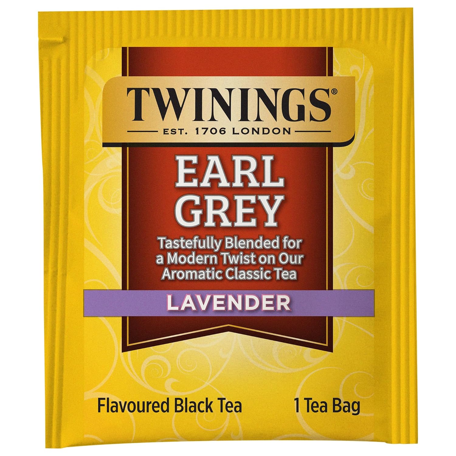 Twinings English Breakfast Black Tea Individually Wrapped Bags, 100 Count (Pack of 1), Smooth, Flavourful, and Robust, Caffeinated, Enjoy Hot or Iced | Packaging May Vary