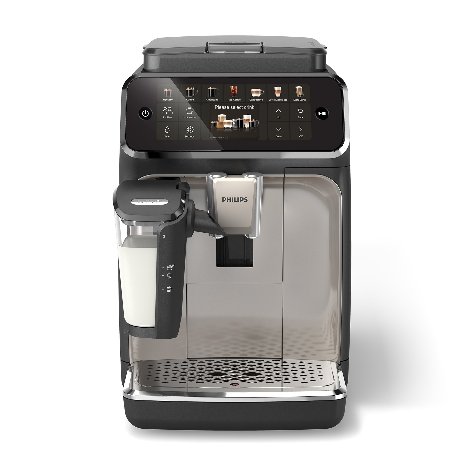 Philips 4400 Fully Automatic Espresso Machine with LatteGo & Iced Coffee