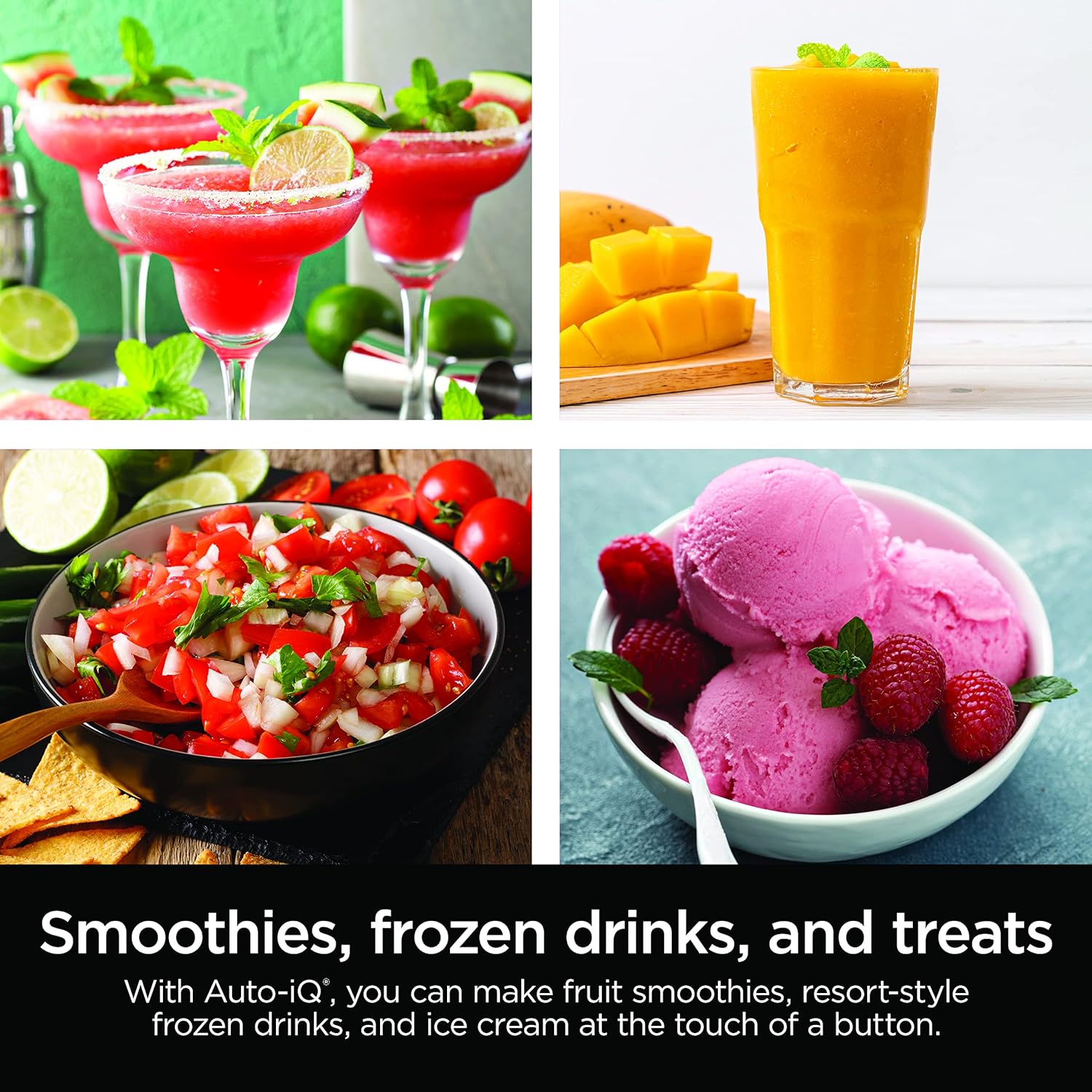 Ninja BN801 Professional Plus Kitchen System, 1400 WP, 5 Functions for Smoothies, Chopping, Dough & More with Auto IQ, 72-oz.* Blender Pitcher, 64-oz. Processor Bowl, (2) 24-oz. To-Go Cups, Grey