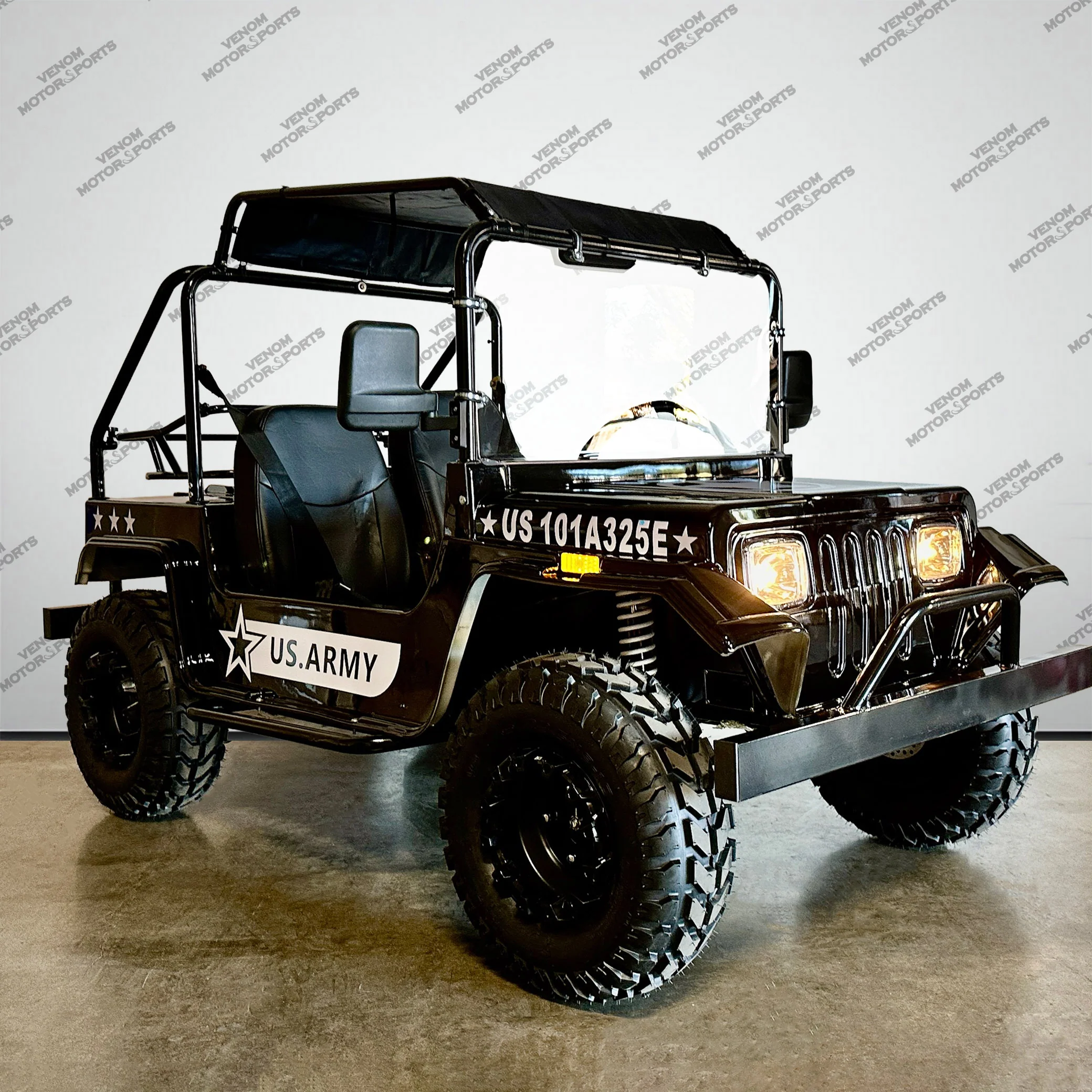 Venom 200cc Mini Jeep | Willys Edition | Full-Size | Automatic
