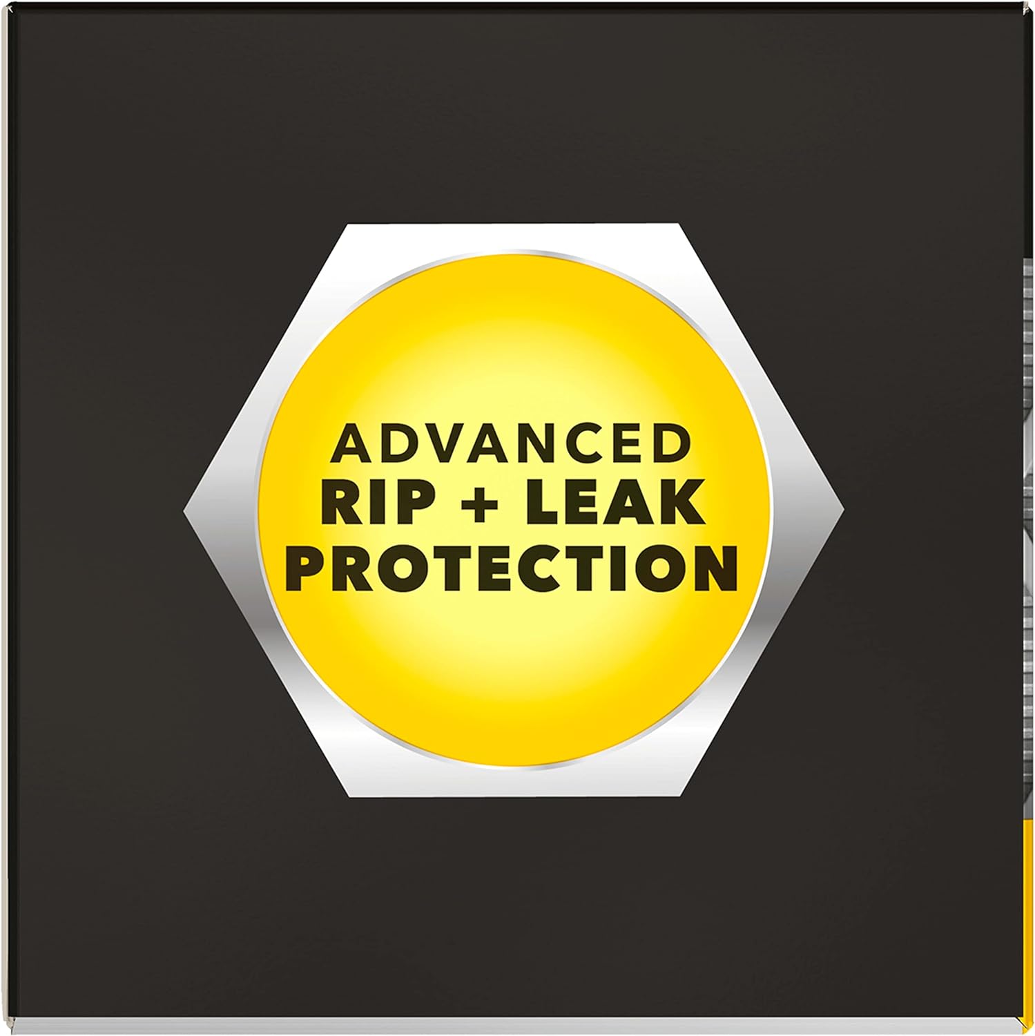 Glad Large Drawstring Trash Bags, ForceFlex 30 Gallon Black Trash Bags, 50 Count (Package May Vary)