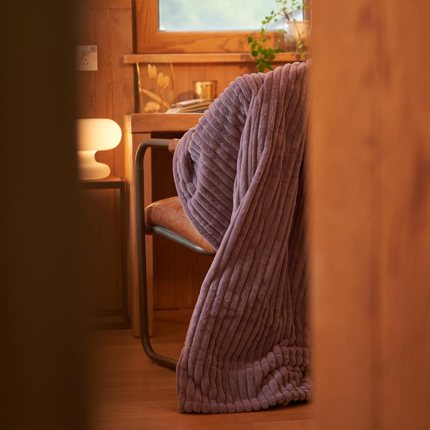 GOTCOZY Heated Blanket Electric Throw 50''X60''- Soft Silky Plush Electric Blanket with 4 Heating Level & 3 Hour Auto Off Heating Blanket, ETL Certified Machine Washable (Rose Dust)