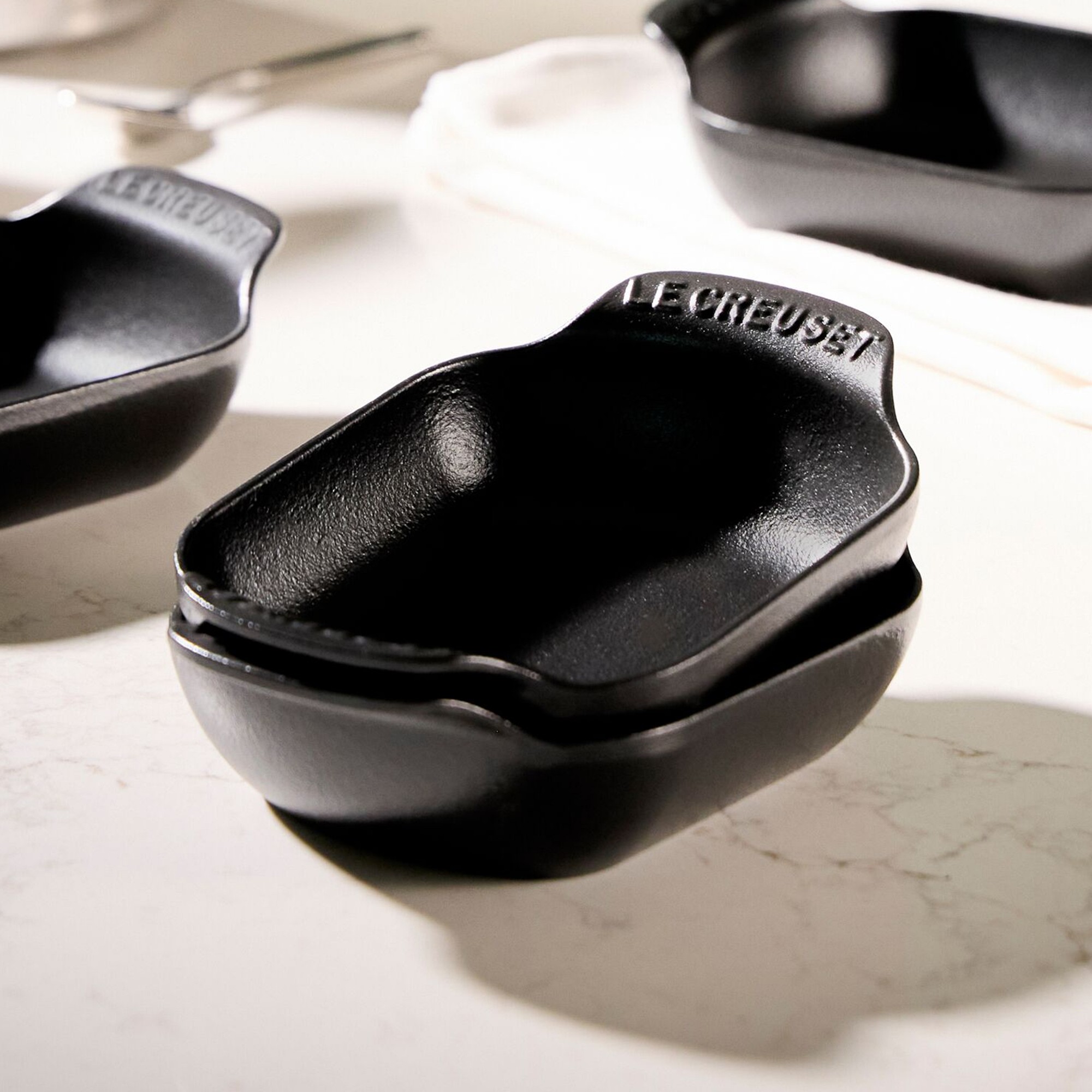 Le Creuset Gourmand Enameled Cast Iron 4-Piece Rectangular Baker Set