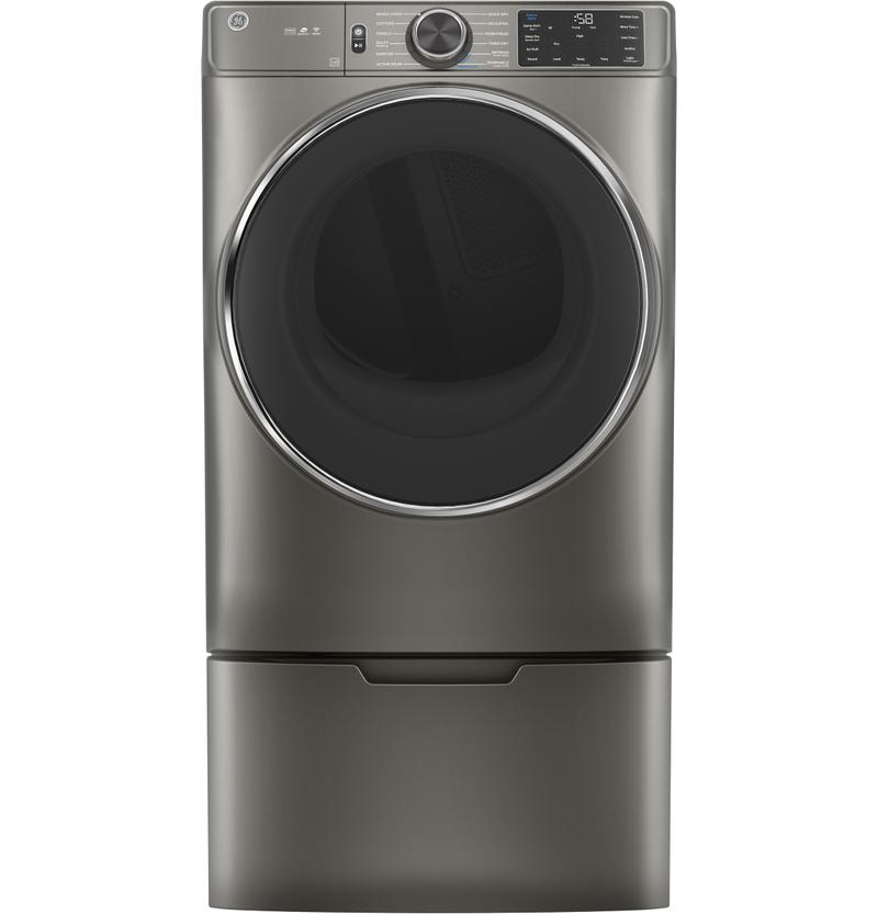 GE ENERGY STAR 7.8 cu. ft. Efficiency Stackable Smart Front Load Washer with Steam and Super Speed Wash