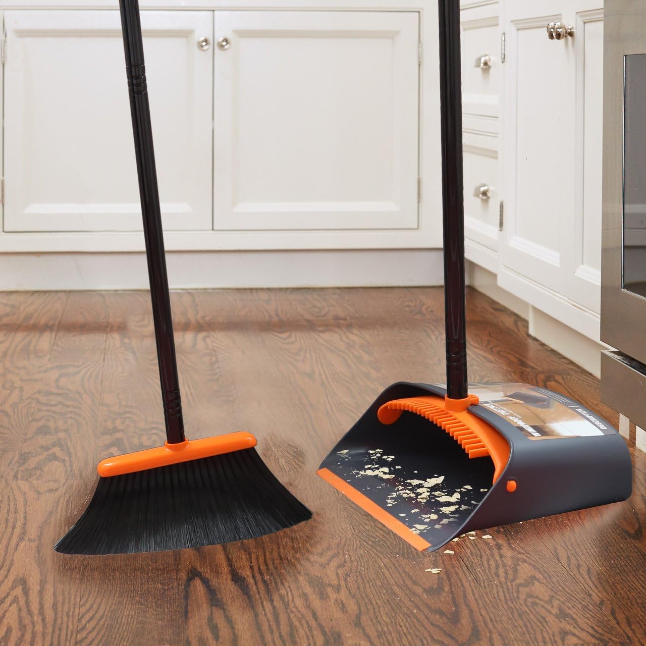 TreeLen Broom and Dustpan Set with 52