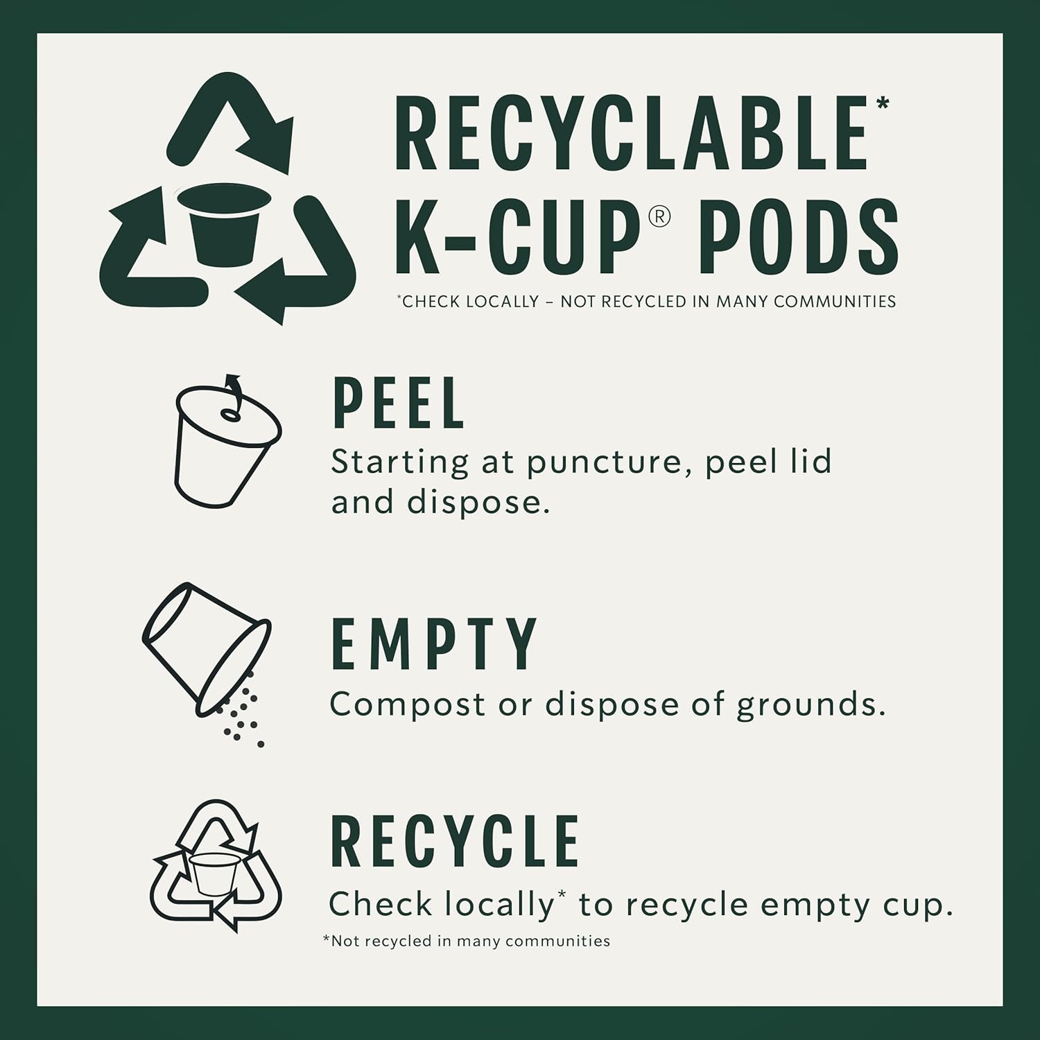 Starbucks K-Cup Coffee Pods, Dark Roast Coffee, French Roast for Keurig Brewers, 100% Arabica, 4 boxes (96 pods total)