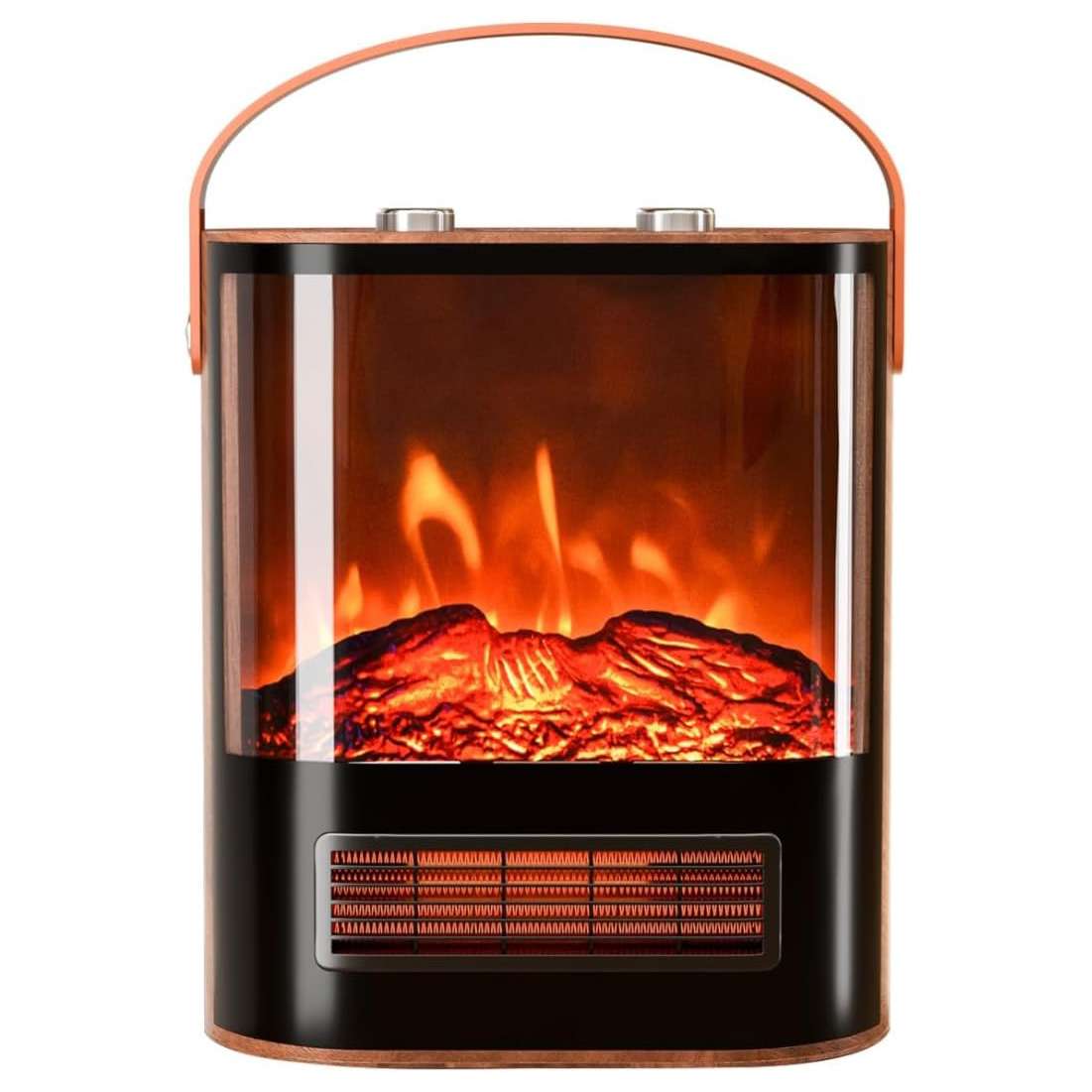 ROVSUN 1500W Electric Fireplace Stove, 22.4