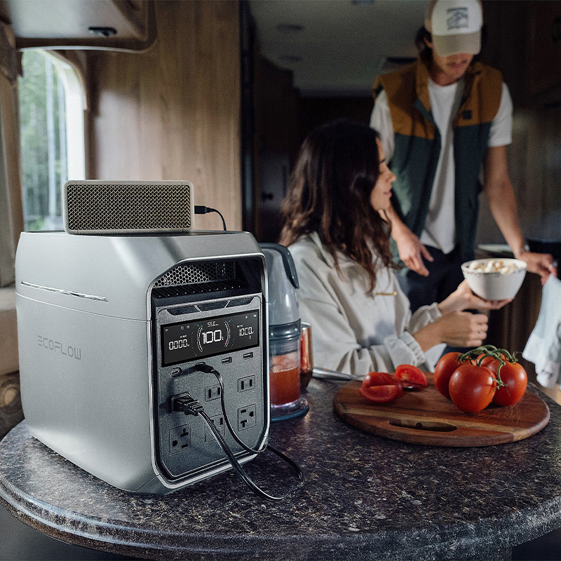 ☀️Last Day For Clearance🔌Ecoflow Delta 3 Plus 1000Wh Power Station w Trolley & 160W Solar Panel