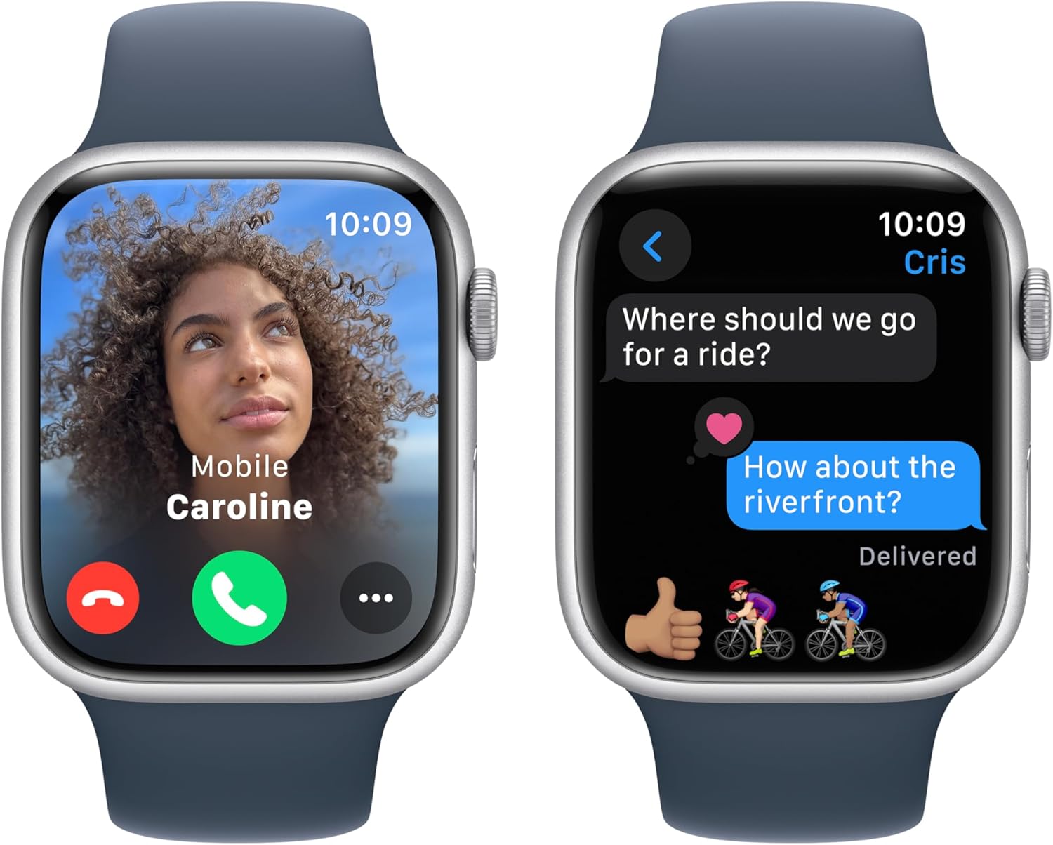 Apple Watch Series 9 [GPS 45mm] Smartwatch with Pink Aluminum Case with Pink Sport Loop. Fitness Tracker, Blood Oxygen & ECG Apps, Always-On Retina Display, Carbon Neutral