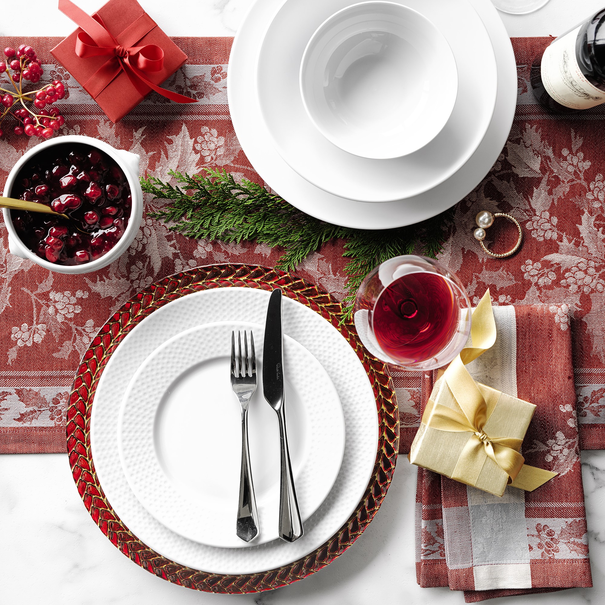 Pillivuyt Perle Porcelain Salad Plates