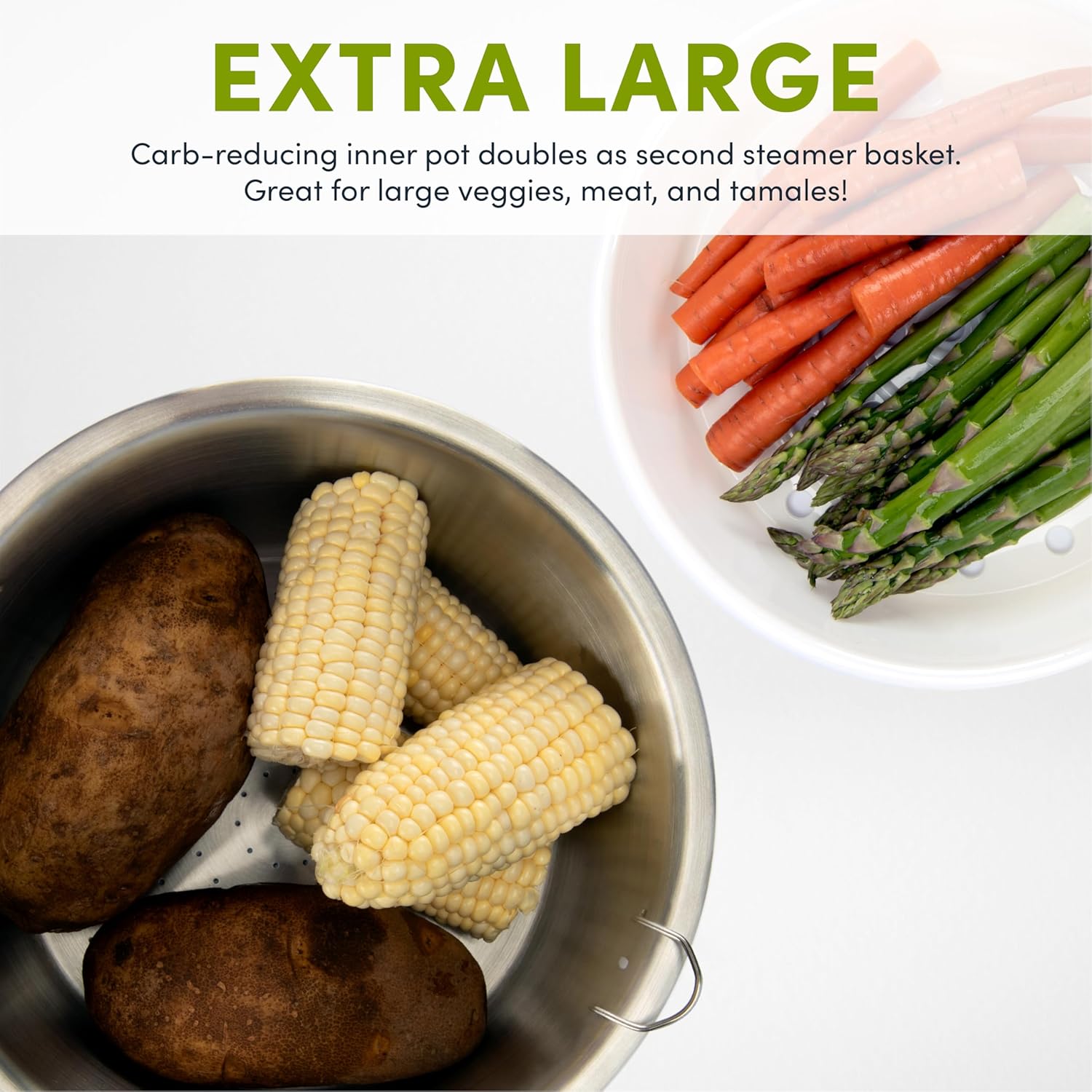 Aroma Housewares 20 Cup Cooked (10 cup uncooked) Digital Rice Cooker, Slow Cooker, Food Steamer, SS Exterior (ARC-150SB),Black