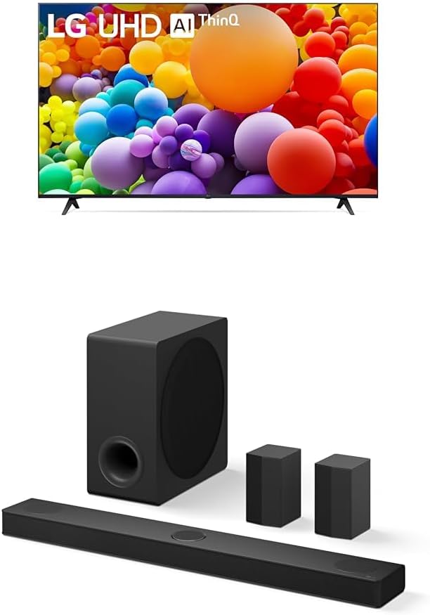 LG 86-Inch Class UT75 Series LED Smart TV 4K Processor Flat Screen AI-Powered with Alexa Built-in (86UT7590PUA, 2024)