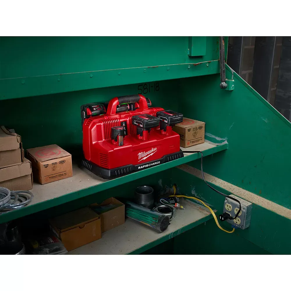 Milwaukee 48-59-1807 M12/M18 12/18V 6-Port Rapid Charge Station