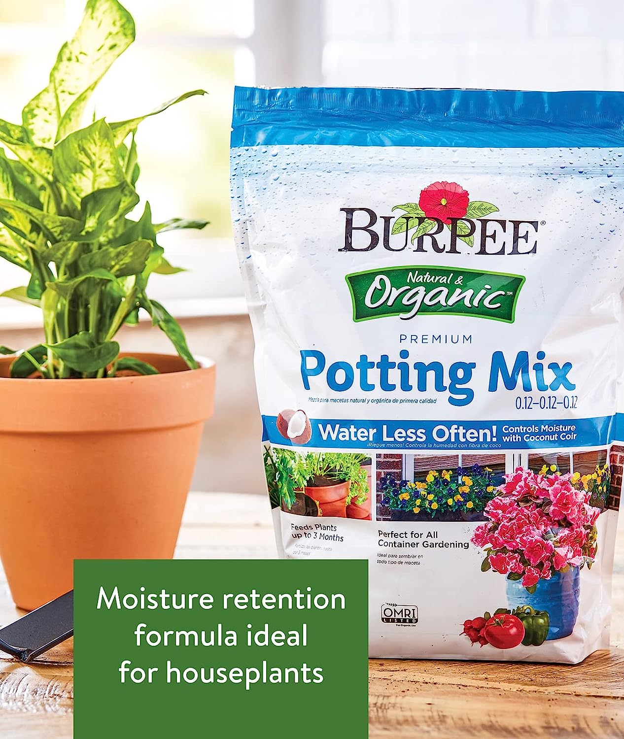 Natural & Organic Garden Coir, 8 quart, (1 Pack)