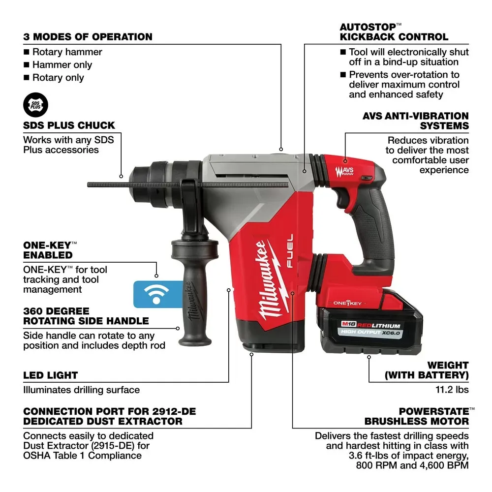 Milwaukee 2915-22DE M18 FUEL 18V 1-1/8