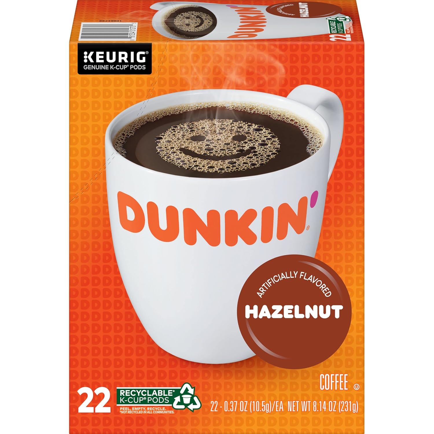 Dunkin' Original Blend Medium Roast Coffee, 60 Keurig K-Cup Pods