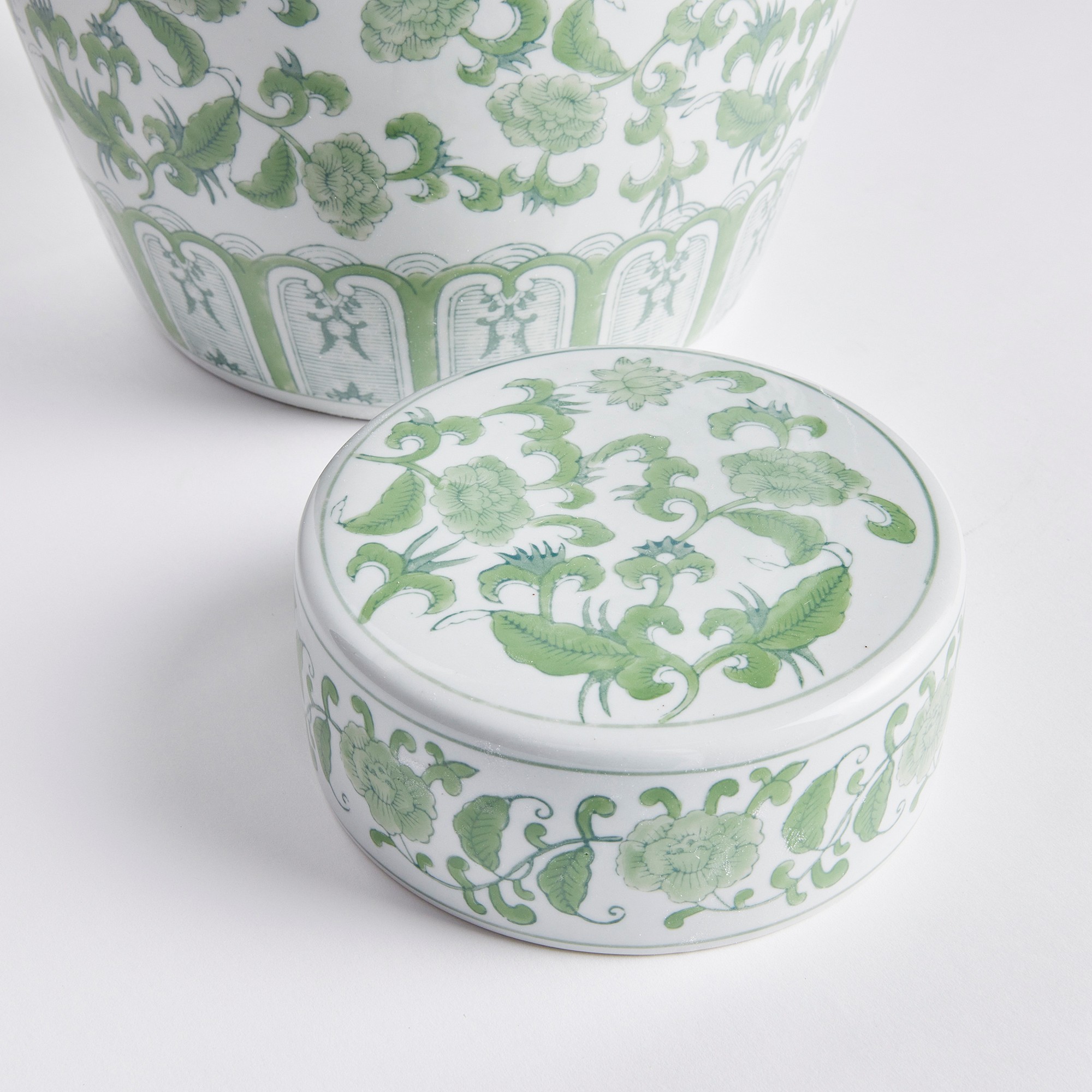 Chinoiserie Lidded Jar