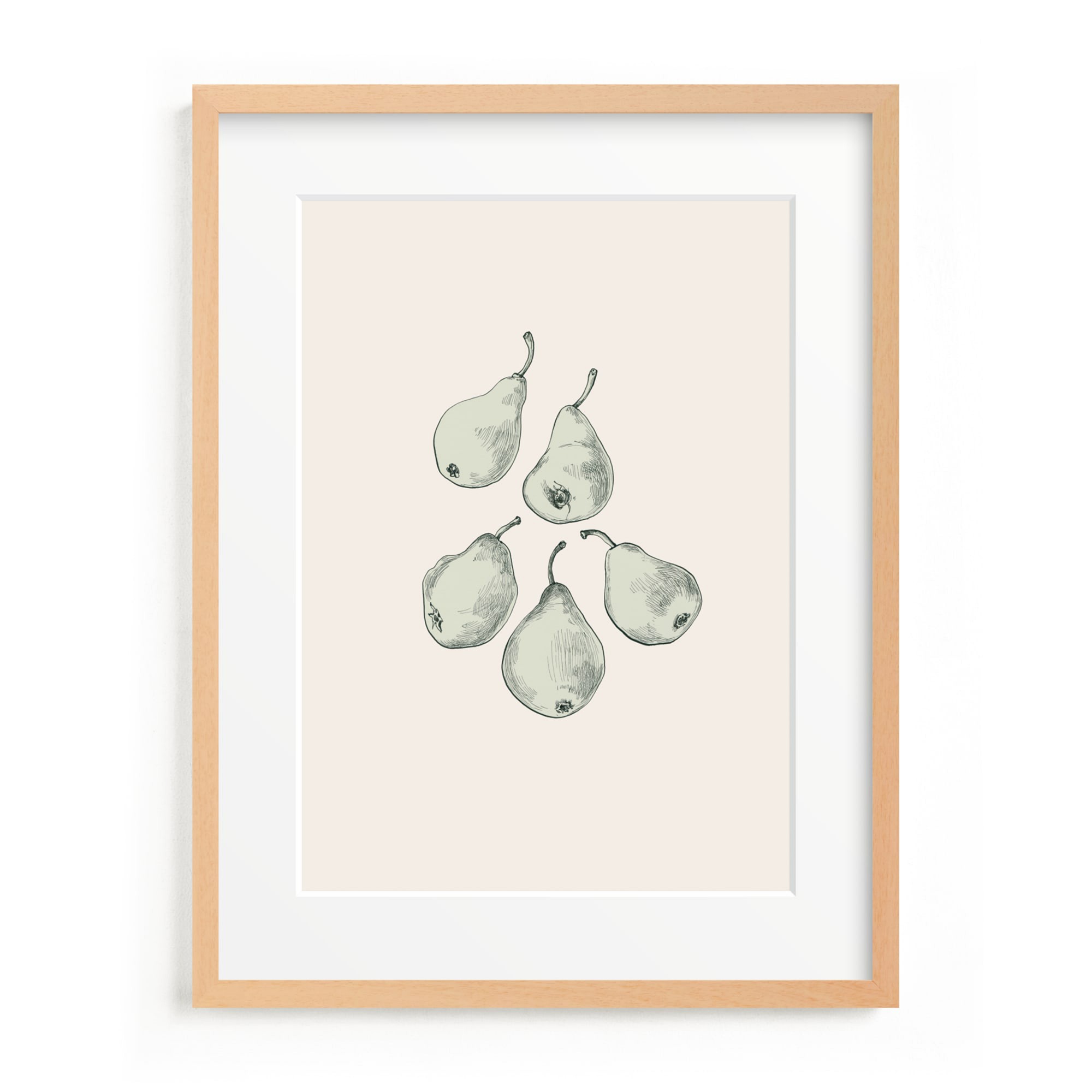 Pears as Tears Limited Edition Kitchen Art by Minted