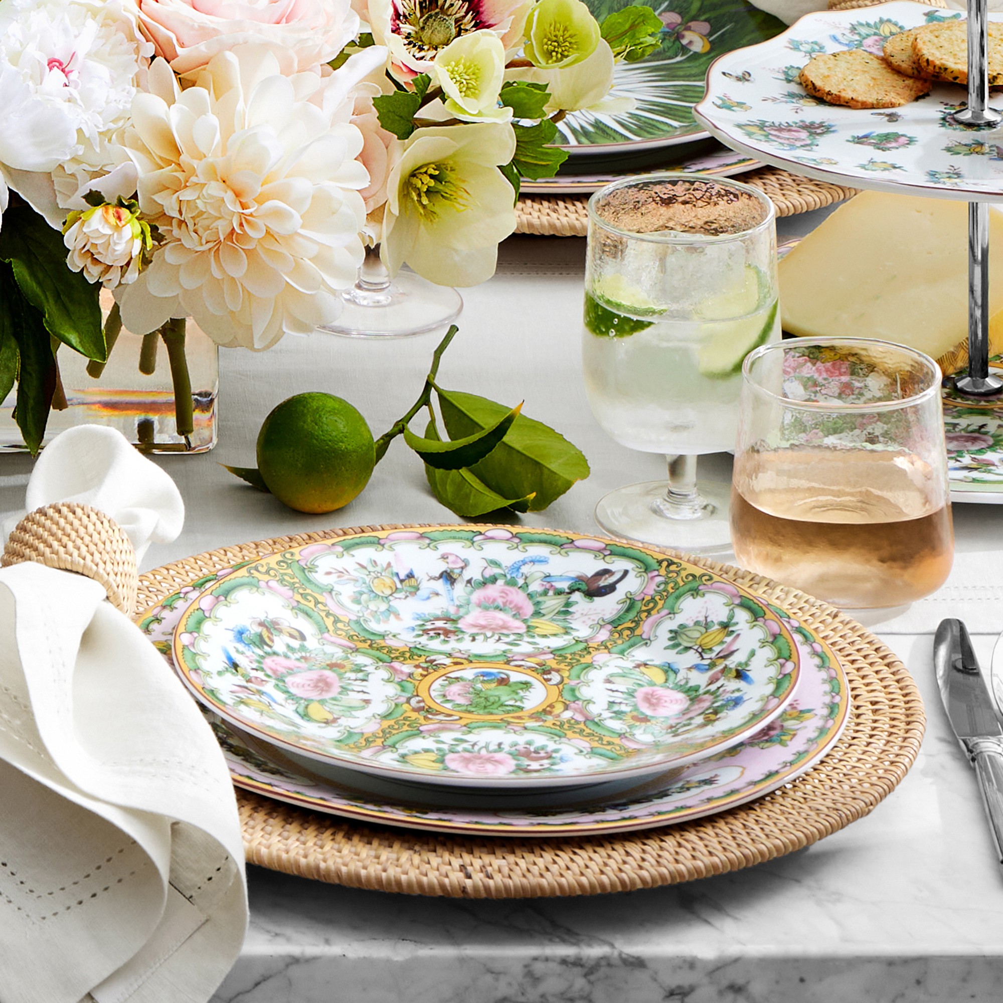 Light Woven Napkin Rings, Set of 4