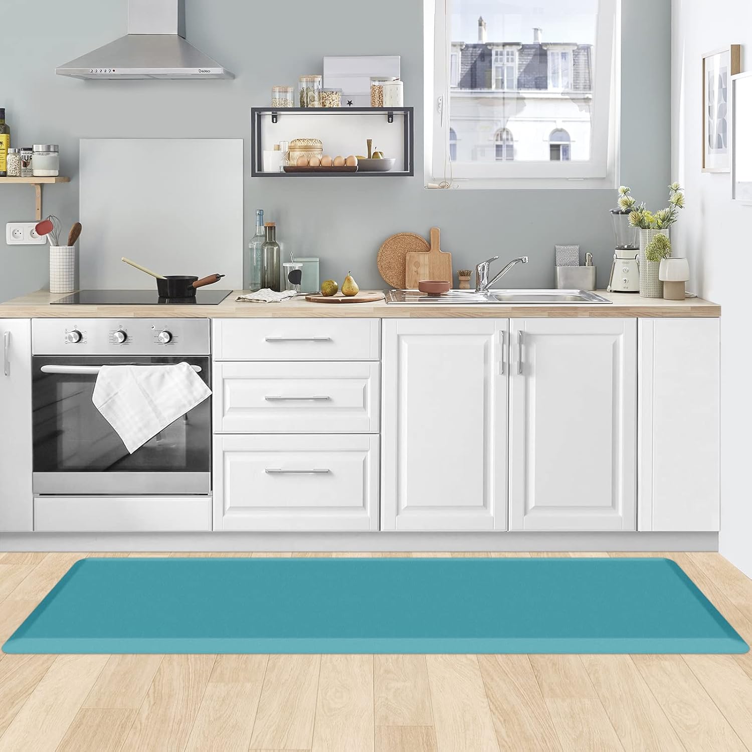 KitchenClouds Kitchen Mat Cushioned Anti Fatigue Rug 17.3