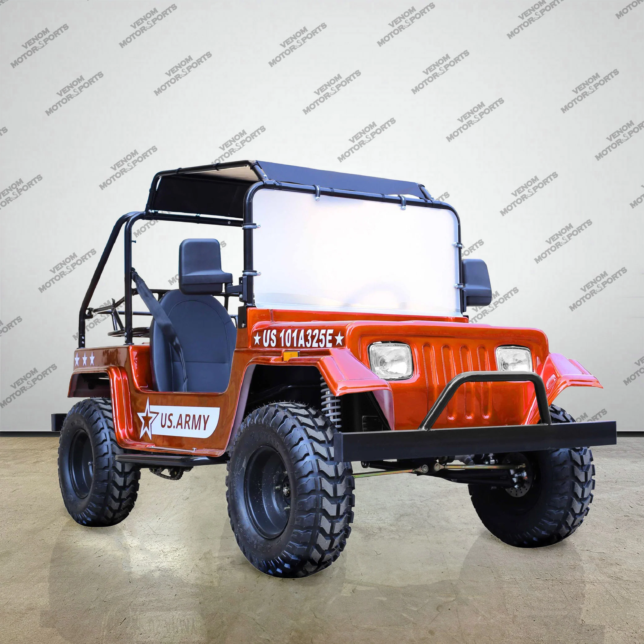 Venom 200cc Mini Jeep | Willys Edition | Full-Size | Automatic