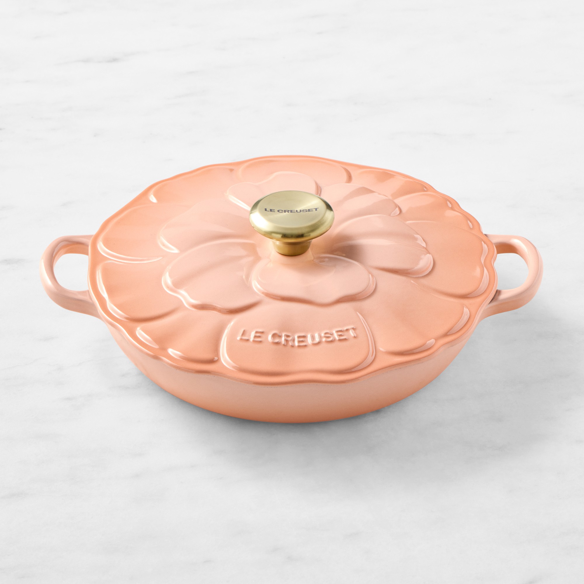 Le Creuset Enameled Cast Iron Petal Braiser, 2 1/4-Qt.