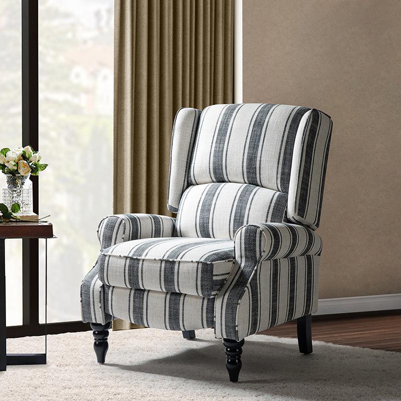 Erdeni Upholstered Manual Wingback Recliner Chair