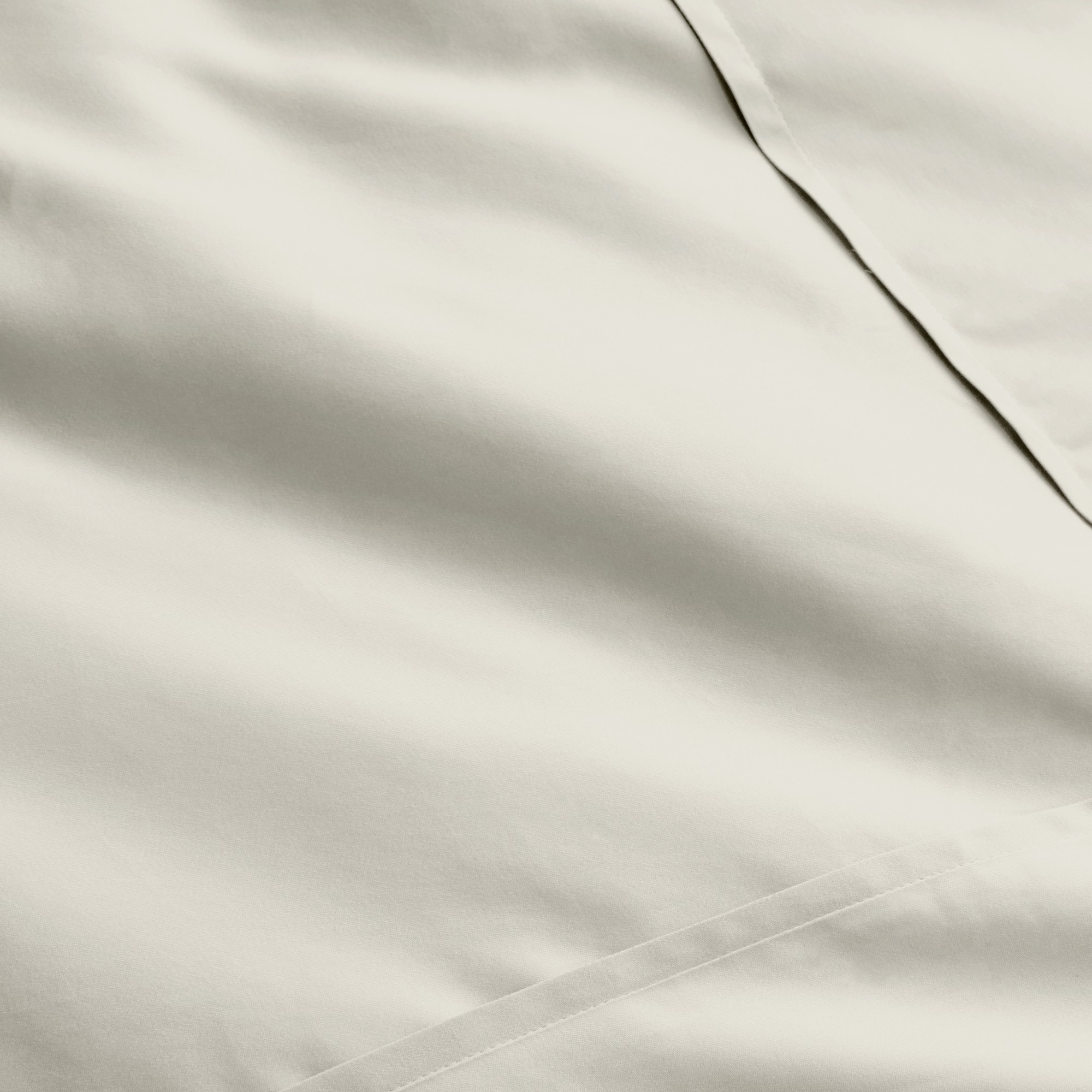 Signature 1000 Thread Count Sateen Duvet Cover & Shams, Light Grey