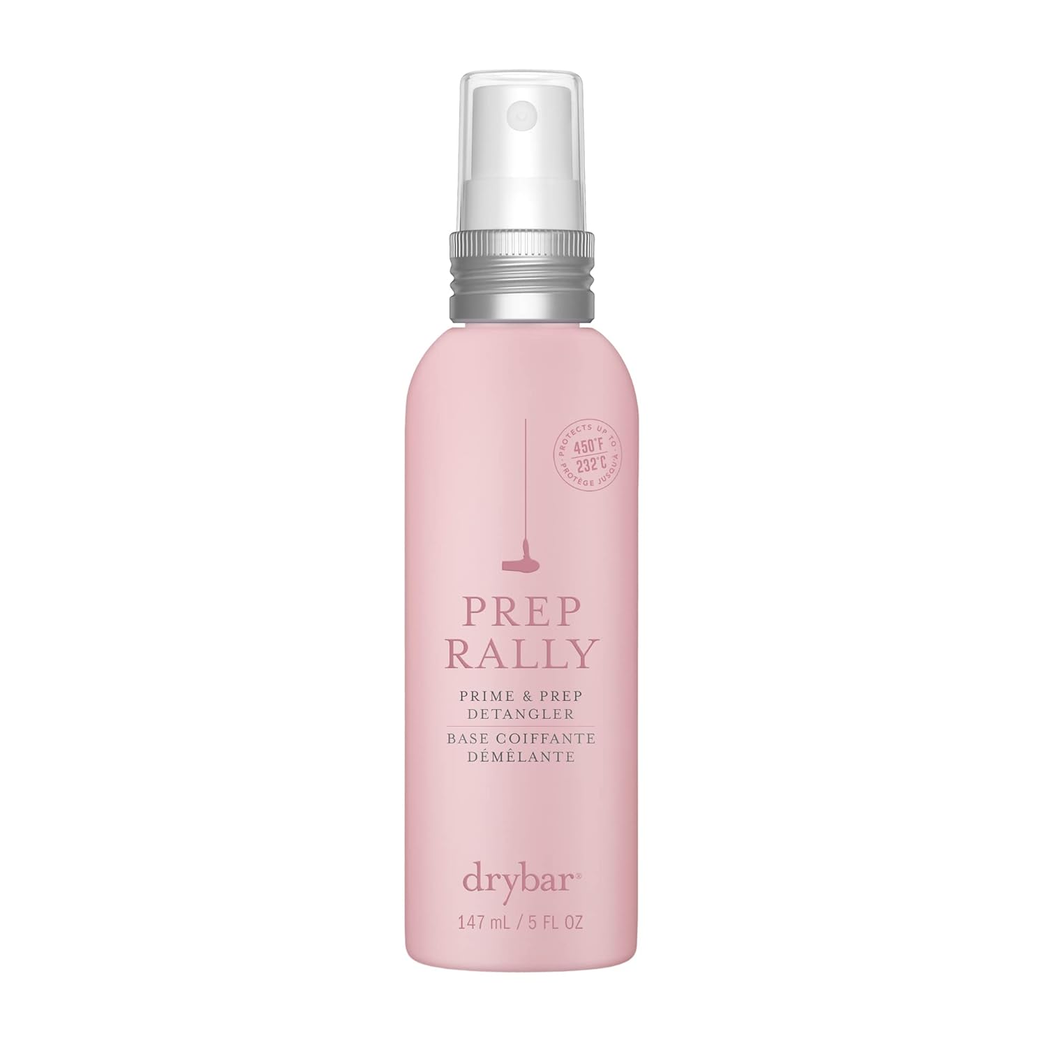 Drybar Prep Rally Prime & Prep Detangler | Nourishes Hair, Detangles with Ease, Leaves Hair Soft & Manageable, Protects Hair, Cruelty Free