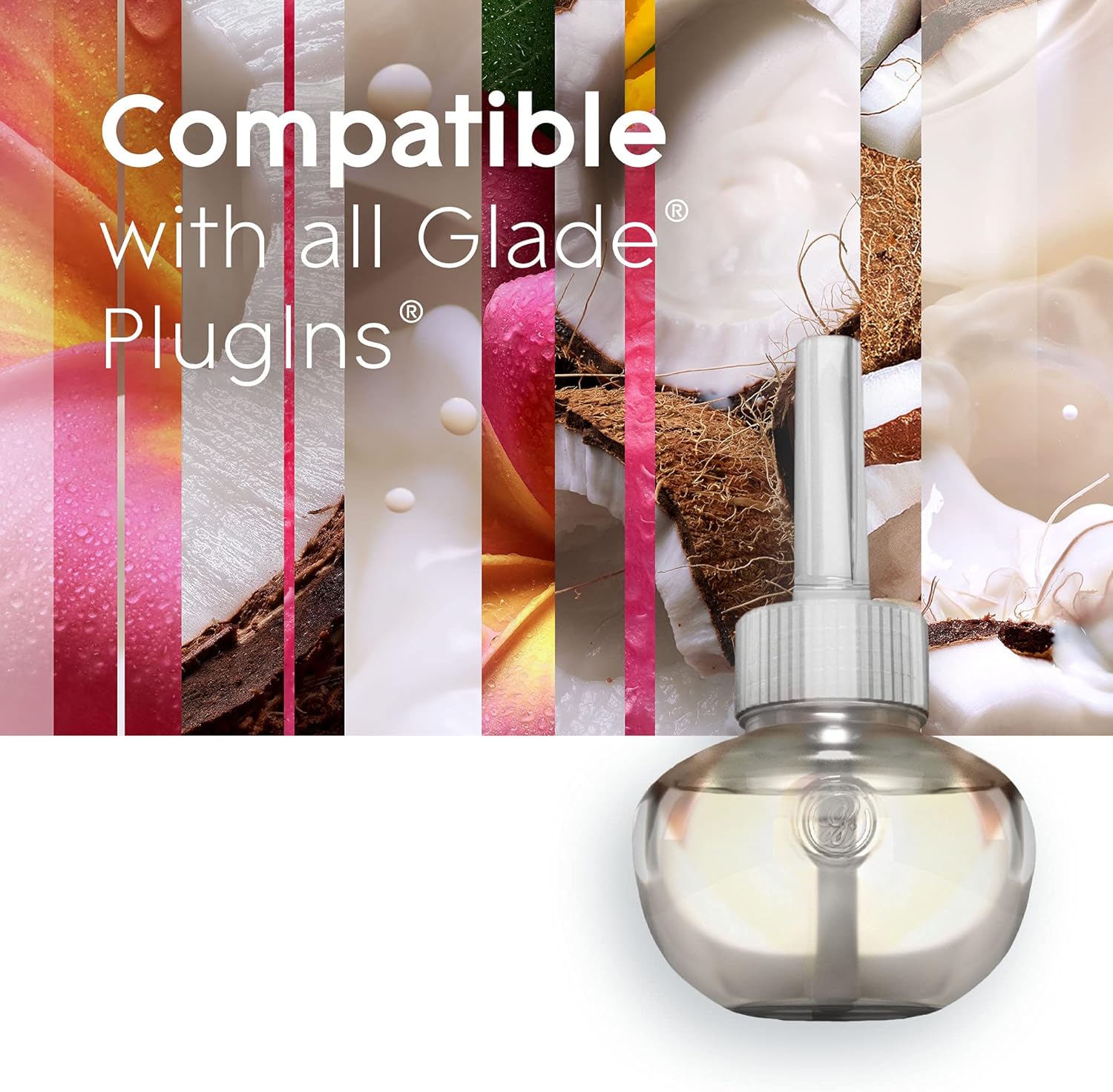 Glade PlugIns Refills Air Freshener, Scented and Essential Oils for Home and Bathroom, Apple Cinnamon, 3.35 Fl Oz, 5 Count