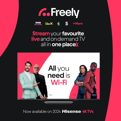 【2025 Best Choice + Free Shipping】Hisense 65 Inch 4K Smart UHD HDR LED Freely TV [Energy Class E] – Dolby Vision, Game Mode PLUS with 60Hz VRR ALLM, Smooth Motion, AI Sports Mode, Vidaa OS with Freely, Youtube, Netflix and Disney+ & Now TV 65E6NTUK(2