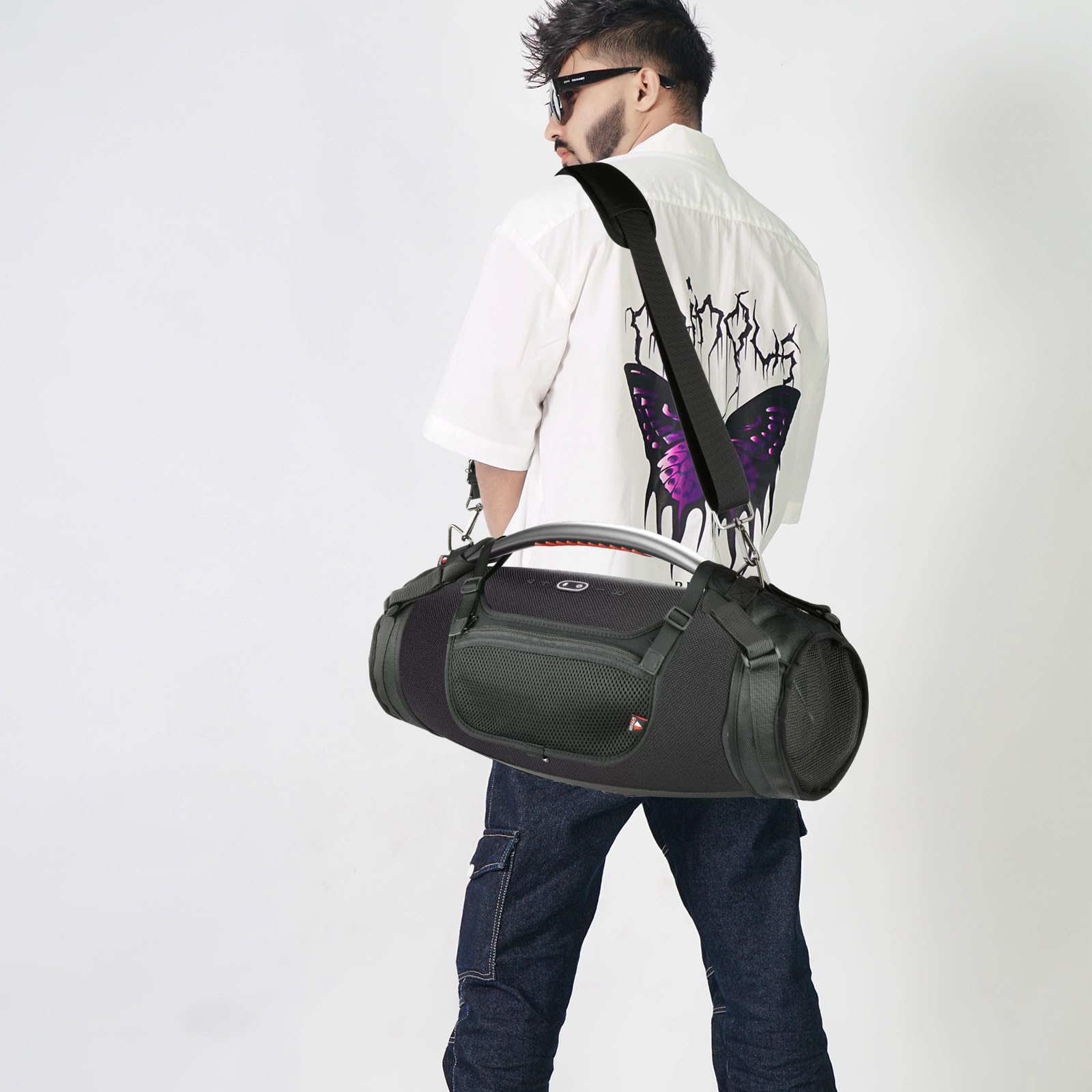 Travel Carrying Strap for JBL Boombox 3/Boombox 3 Wi-Fi Waterproof Portable Bluetooth Speaker